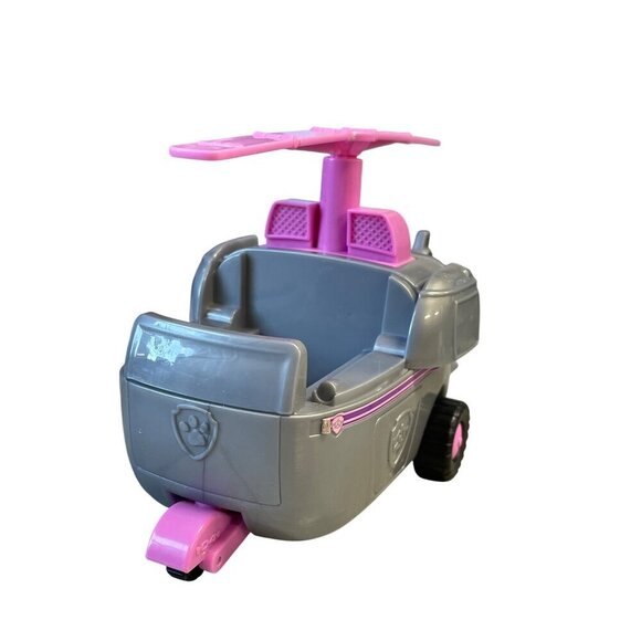 Paw Patrol Skye Helicopter Toy Figure Vehicle Spin Master Gray & Pink - Picture 2 of 5